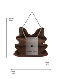 ELTA MAXI CHOCOLATE SUEDE