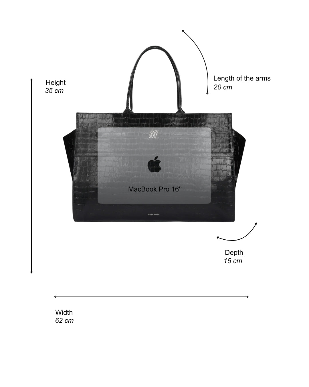 GIGI BLACK CROCO