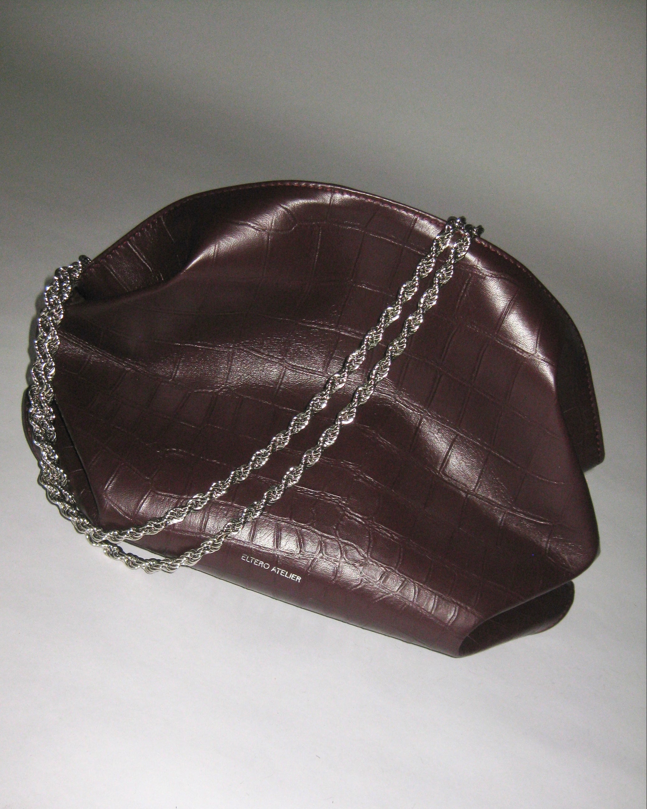 ELTA BURGUNDY CROCO