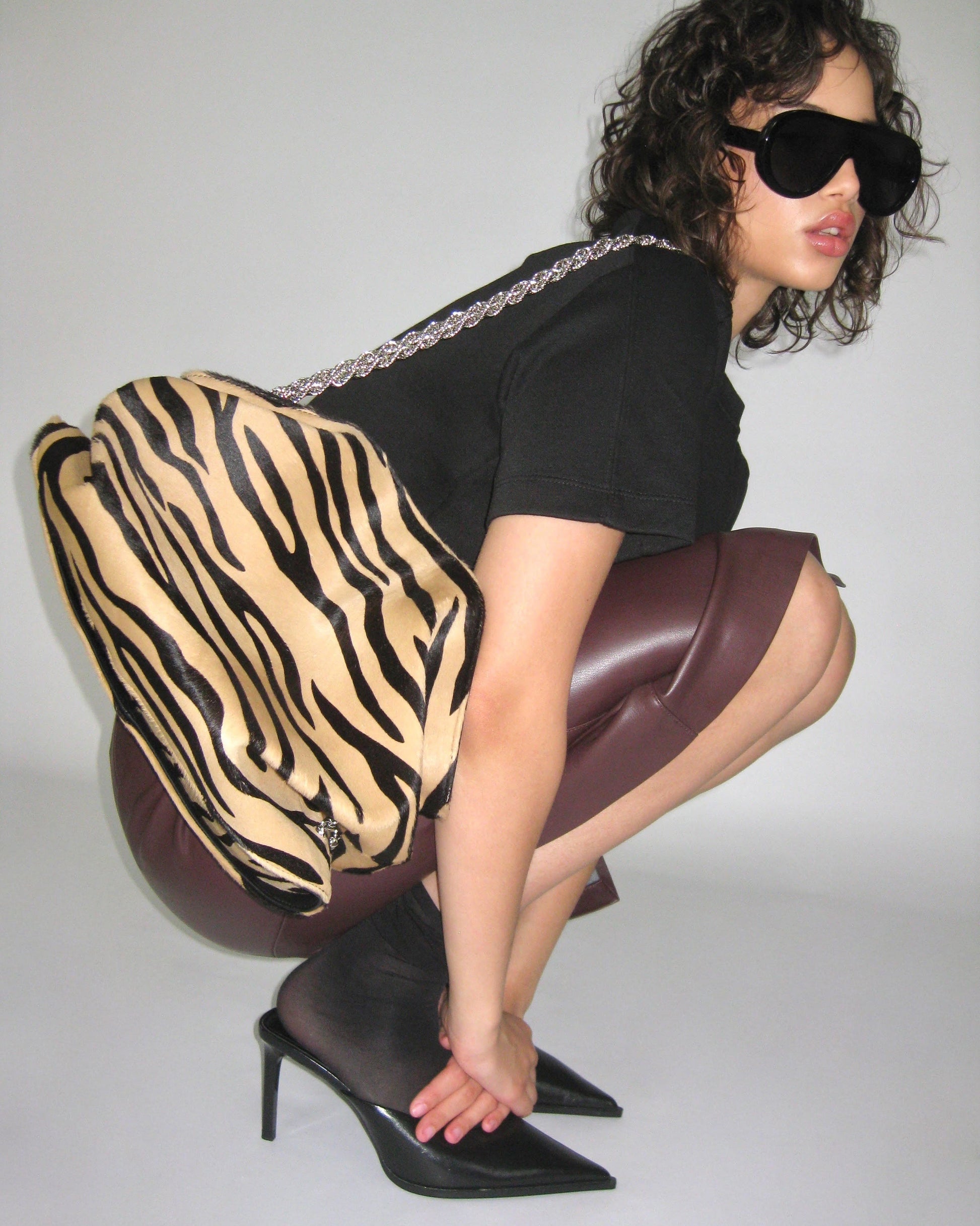 ELTA ZEBRA PONY HAIR
